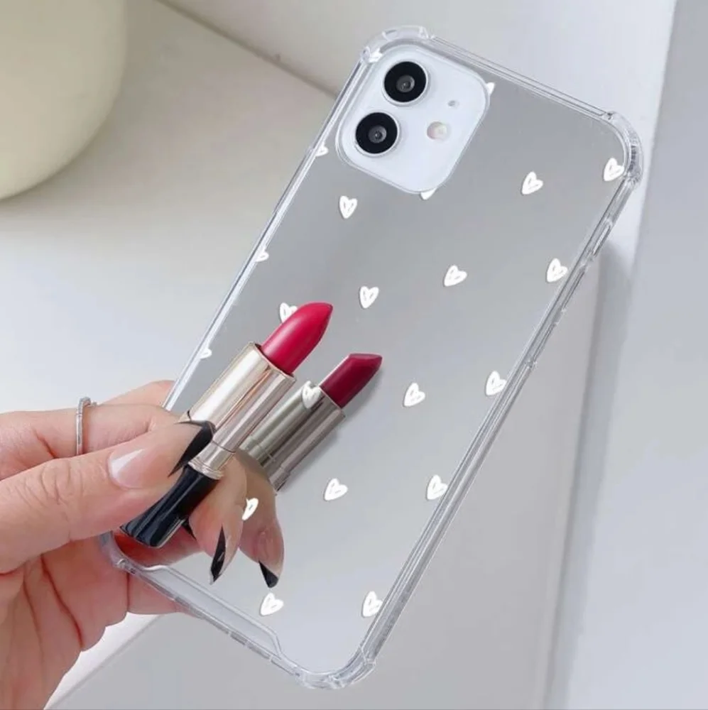 Heart Design Mirror Phone Case